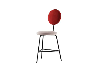 Modern Bar Chair Single Chair 3d model