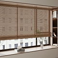 New Chinese-style Venetian Blinds 3d model