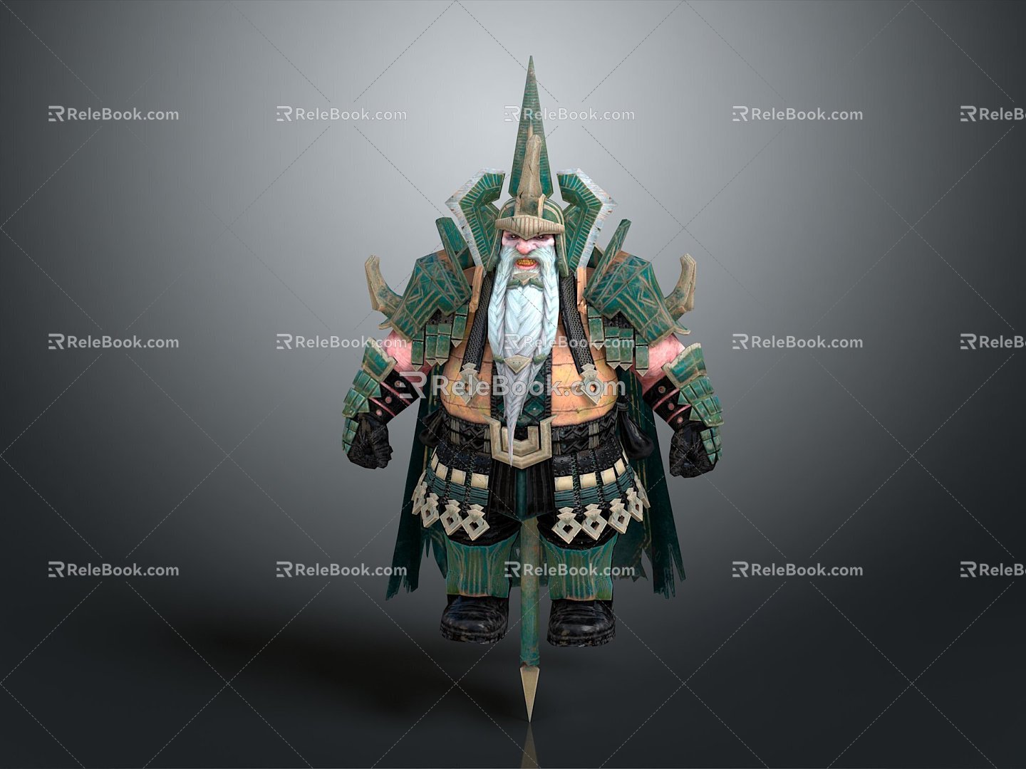 Dwarf Gnome Warrior Gnome Warrior Female Dwarf Female Gnome Female Elf Cartoon Witch 3d model