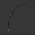 Modern Minimalist Necklace With Geometric Circular Pendants And Thin Line Design