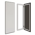 Stylish Full Length Mirrors With Black And White Frame Designs For Home Decor
