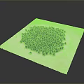 Heap of Whole Black Peppercorns Placed On White Paper Against Gray Background