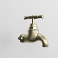 Elegant Classic Brass Faucet With Single Handle And Smooth Spout Design