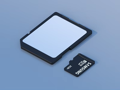 Memory Card Data Card SD Card Memory Card 3d model