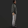 Realistic Mechanical Engineer Realistic Male Man Middle-aged Man Clothes Engineer Worker Boss Manager 3d model