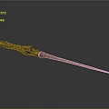 Scepter Ancient Scepter Cane Ancient Scepter Magic Scepter Metal Scepter Classical Scepter Magic Scepter 3d model