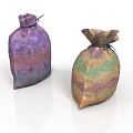 Colorful Patterned Drawstring Storage Bags For Home Organization And Decor
