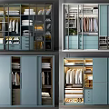Modern Wardrobe Interior Design With Sliding Doors Drawers Shelves And Hanging Rods