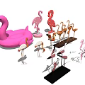Modern Flamingo 3d model