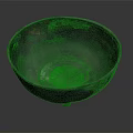 Ancient Bronze Bowl With Three Legs And Intricate Carvings For Household Use