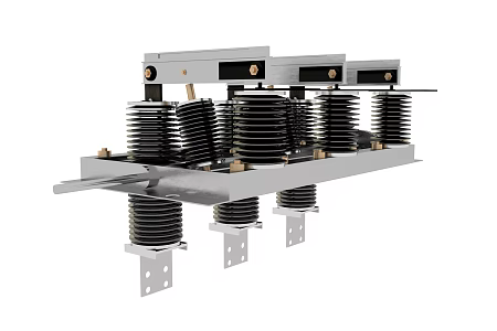 modern mechanical parts 3d model