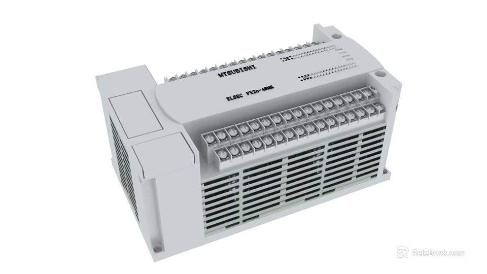 Kinco KL4E Modular PLC Industrial Equipment For Automation Control With Interfaces And Heat Dissipation Design 3d model 