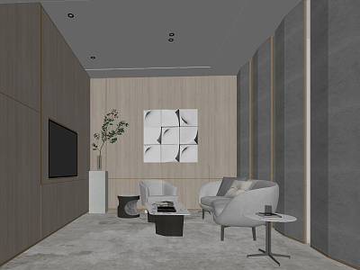 Modern lounge model