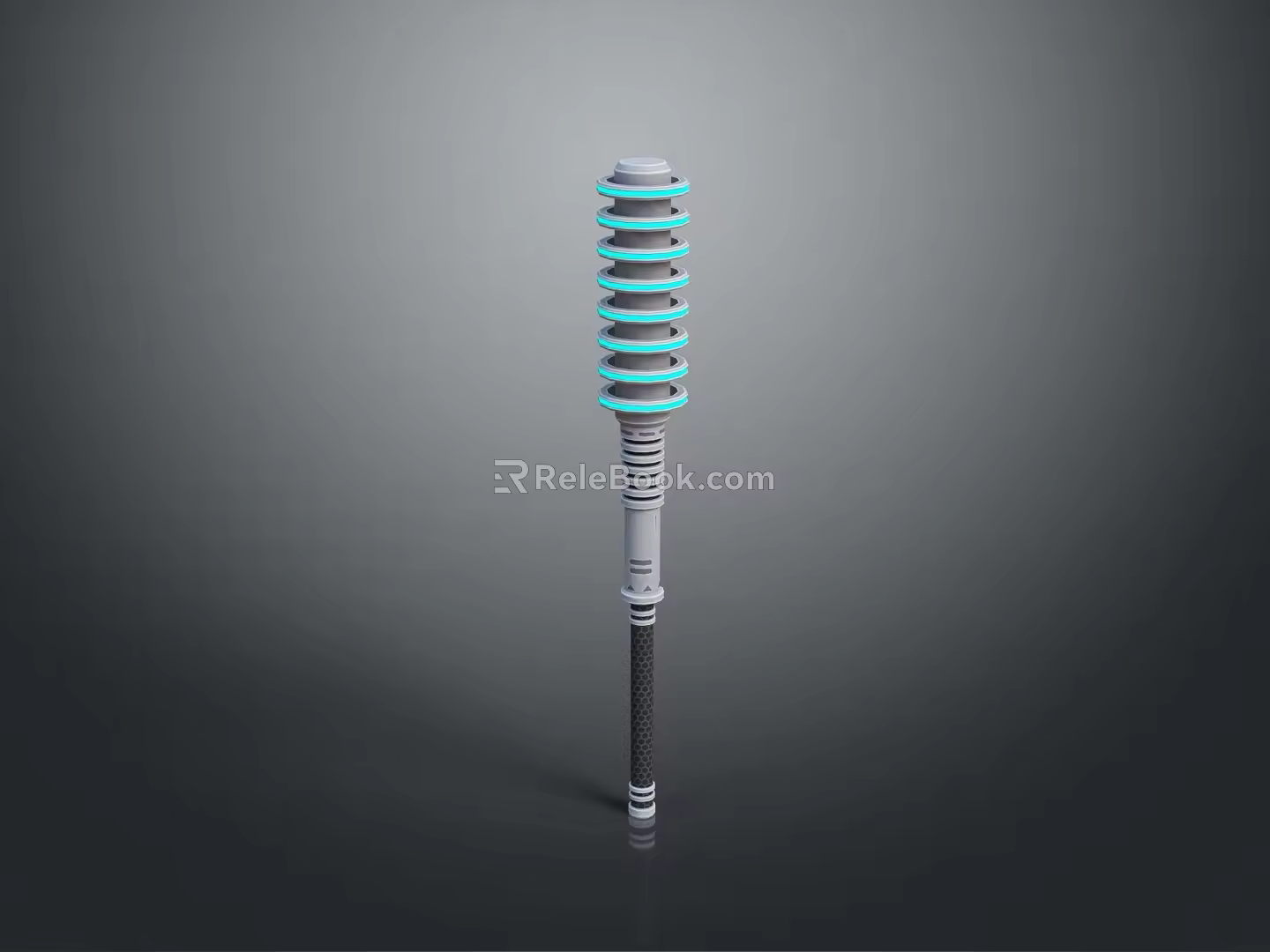 Sci-fi Hammer Sci-fi Stick Mace Sci-fi Weapon Ancient Weapon Hammer Cold Weapon Medieval Item 3d model