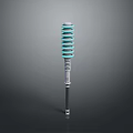 Sci-fi Hammer Sci-fi Stick Mace Sci-fi Weapon Ancient Weapon Hammer Cold Weapon Medieval Item 3d model