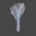 Detailed Dinosaur Skull Fossil With Anatomical Features And Prehistoric Structure