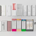 Assorted Colors and Styles of Refrigerators and Freezers for Home and Commercial Use