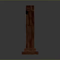 Floor Clock Big Clock Quartz Clock Vintage Clock Retro Clock Retro Clock Large Clock Pendulum Furnishings 3d model