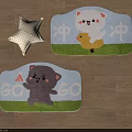 Cute Cartoon Shaped Carpets With Cat Duck And Ice Cream Designs For Home Floor Decor