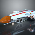 Modern Spaceship Spacecraft 3d model