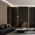 Modern Office Interior Design With Work Desk Ergonomic Chairs Sofa And Bookshelf