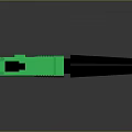 Green And Black Lighting Combination With White Fixture On Dark Background