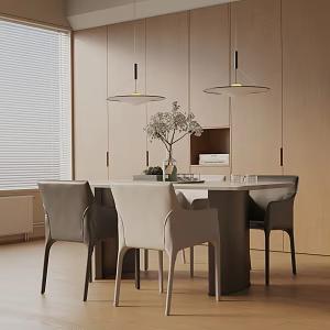 Modern table combination 3d model
