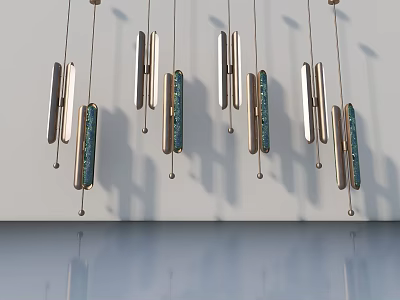 Modern Hinged Doors With Metal Frames And Blue Glass Panels For Home Interior 3d model