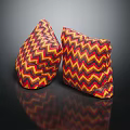 Stylish Furniture Decorative Pillows Featuring Chevron Pattern In Red Yellow Black