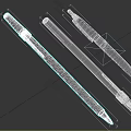 Three Black and Silver Pens with Sleek Textured Bodies for Daily Writing