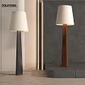 Antique Floor Lamp 3d model
