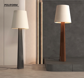 Antique Floor Lamp 3d model