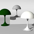 Modern Table Lamp Mushroom Table Lamp 3d model