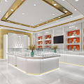 Light Luxury Jewelry Store 3d model