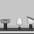 Modern table lamp 3d model