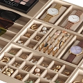 Jewelry Tie Watch Dressing Storage Box 3d model