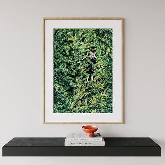 abstract decorative painting 3d model
