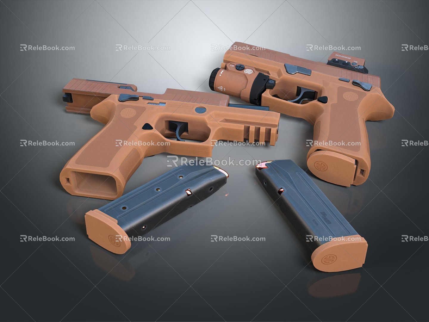 modern pistol semi-automatic pistol automatic pistol modern weapon hot weapon hot weapon model