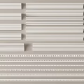 Various Types of Decorative Gypsum Cornice with Different Patterns and Styles