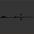 Sniper Rifle Sniper Rifle Sight Modern Weapons Hot Weapons Hot Weapons Firearms 3d model