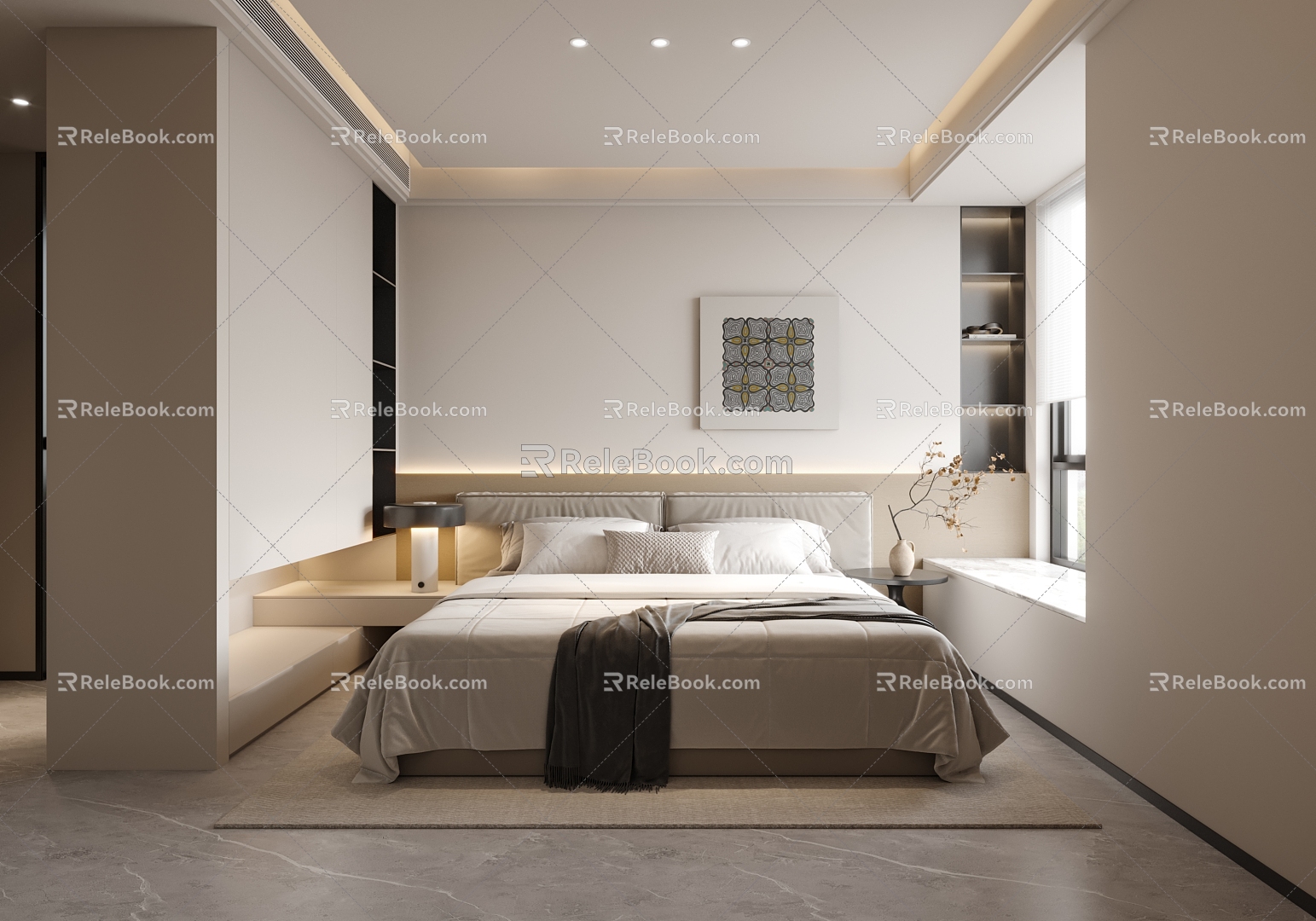 Modern Bedroom 3d model