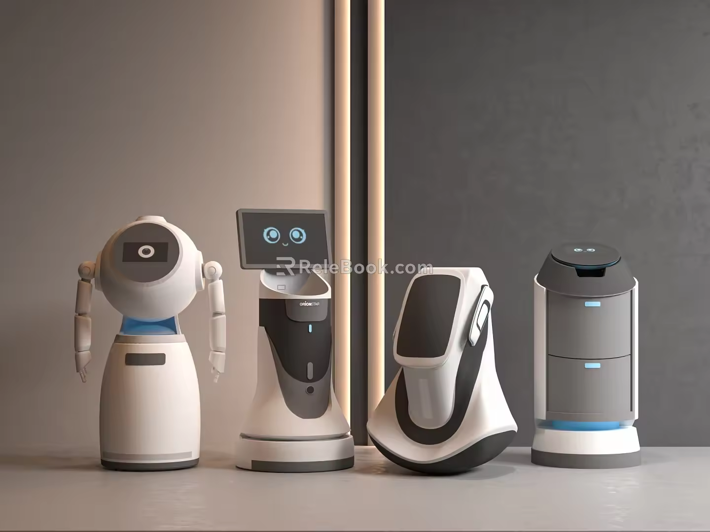 intelligent robot 3d model