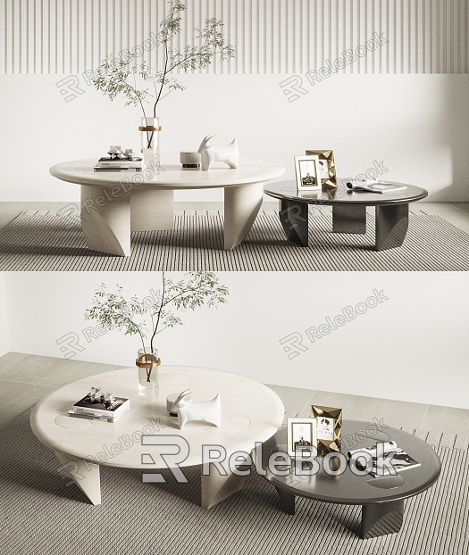 Modern coffee table model