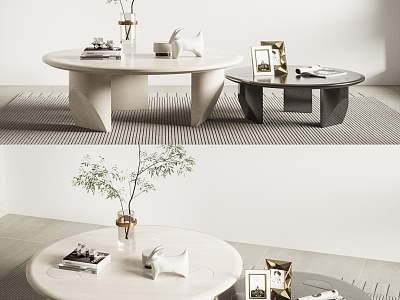 Modern coffee table model