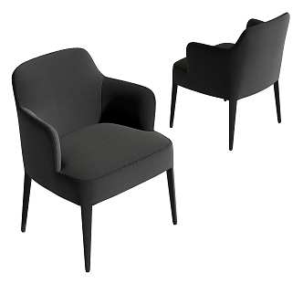 Minotti Dining Chair 3d model