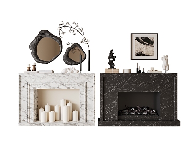 French Fireplace model