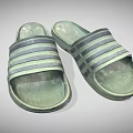 Striped Casual Slippers With Smooth Straps And Comfortable Sole For Daily Wear