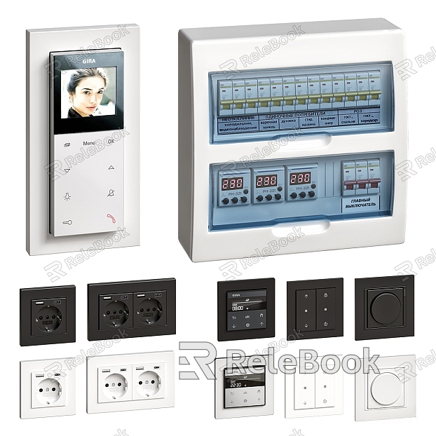 Modern switch distribution box switch socket combination model