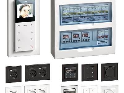 Modern switch distribution box switch socket combination model