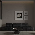 Modern Minimalist Round Stools Perfectly Match Elegant Artificial Potted Green Plant In Warm Home Space